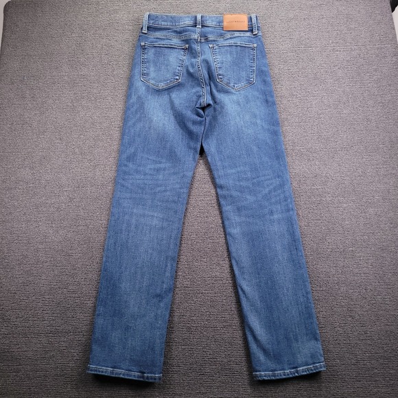 Lucky Brand Denim - LUCKY BRAND Jeans Size 8/29 Long ZOE High Rise Straight Medium Wash Denim